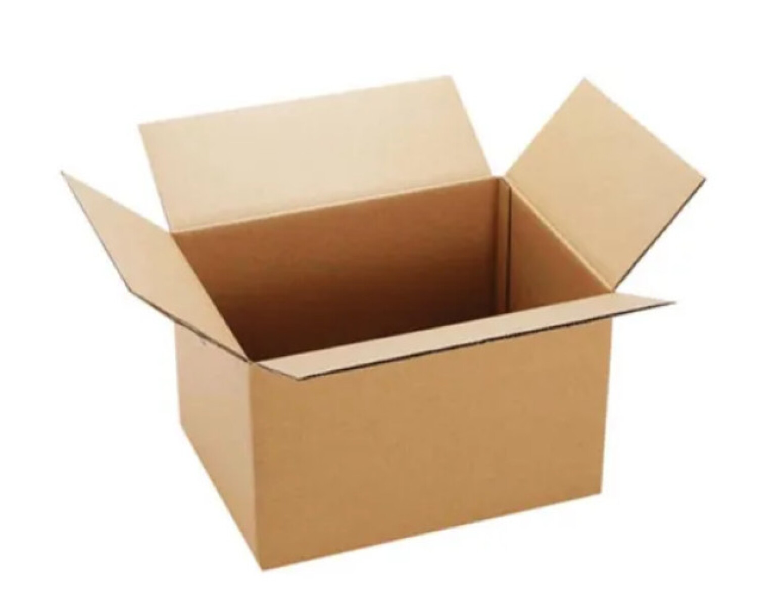 CAJA DE CARTON CORRUGADO MARRON AUTOARMABLE 58X40X40 CM. 