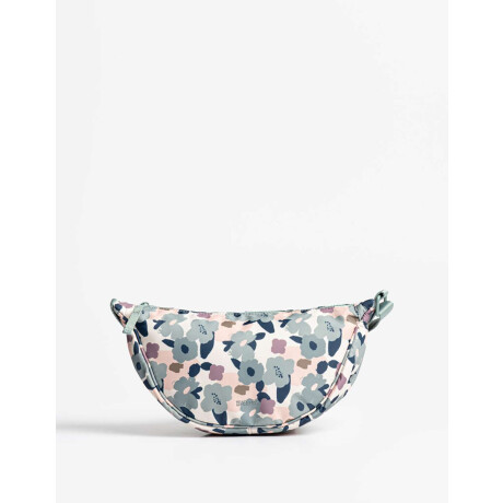 Bandolera Material Reciclado Estampado Flores