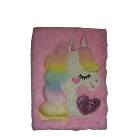 Cuaderno Plush unicornio