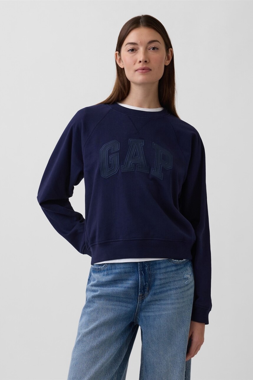 Buzo Deportivo Sin Felpa Mujer Navy Uniform Logo