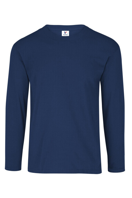 Camiseta a la base dry fit manga larga Azul Marino