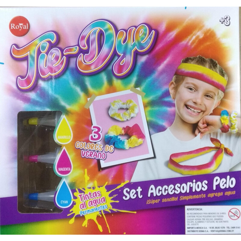 Tie -Dye Set accesorios para el pelo Tie -Dye Set accesorios para el pelo
