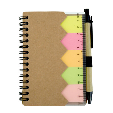 LIBRETA ECOLOGICA C/ESPIRAL BOLIGRAFO NOTAS AUTOADHESIVAS LIBRETA ECOLOGICA C/ESPIRAL BOLIGRAFO NOTAS AUTOADHESIVAS
