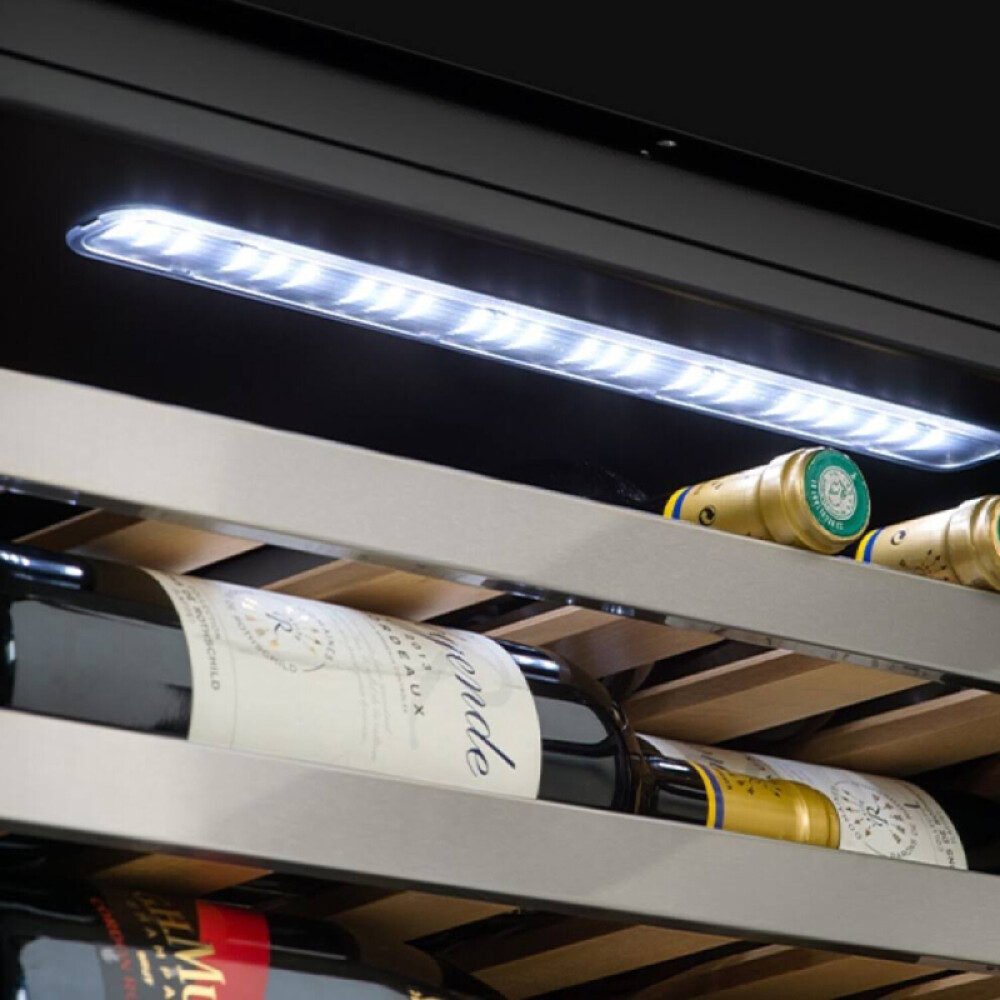 Enfriadora de vino Futura Plus FUT-EV22N vidrio negro 22 botellas negro