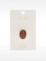 Anillo Maxi Con Piedra rojo