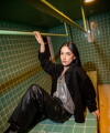 Chaqueta Gamuza negro