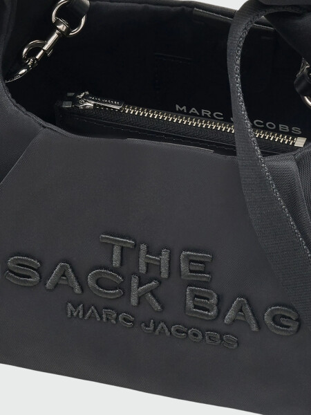 THE BOW NYLON SACK BAG Negro