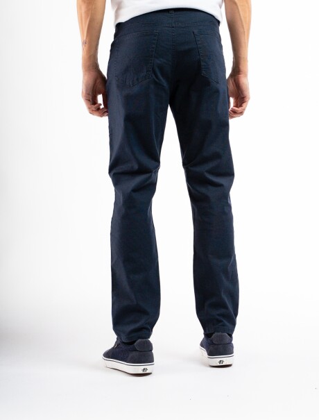 Pantalón Canvas Algodón Clásico Marino