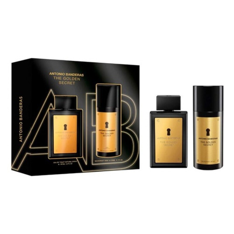 Set Perfume Antonio Banderas The Golden Secret EDT 100ml + Desodorante Original Set Perfume Antonio Banderas The Golden Secret EDT 100ml + Desodorante Original