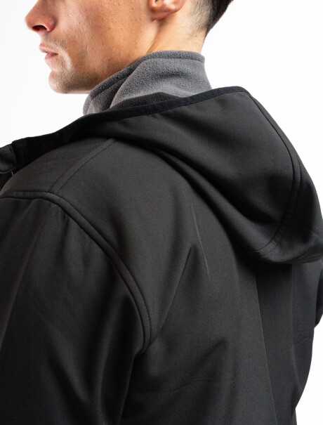 Campera Neopreno con Capucha Negro