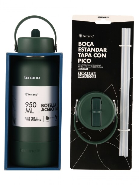 Repuesto Tapa C/Pico Para Botella 950 ML Verde