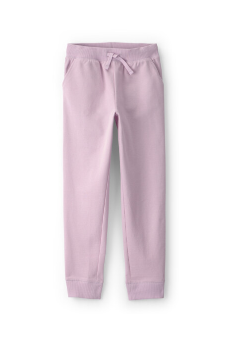 Pantalón deportivo de algodón, rosado Sin color