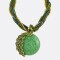 Collar Mujer Pavo Real Varios Colores Verde