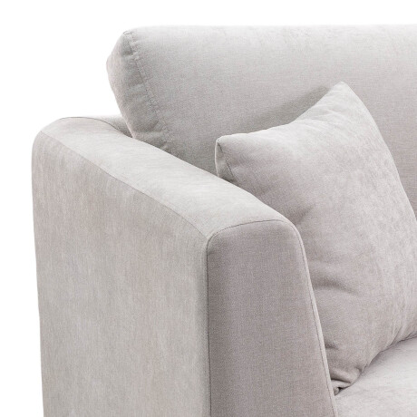 Sofá Belfast - Tela Microfibra - 2 cuerpos 2204 (Gris)