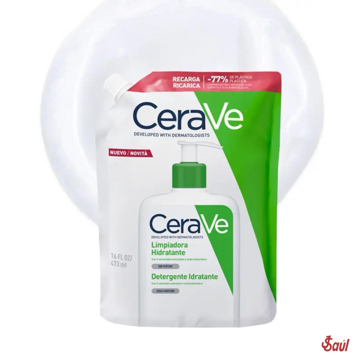Cera Ve Recarga - Limpiador Hidratante 473ml 