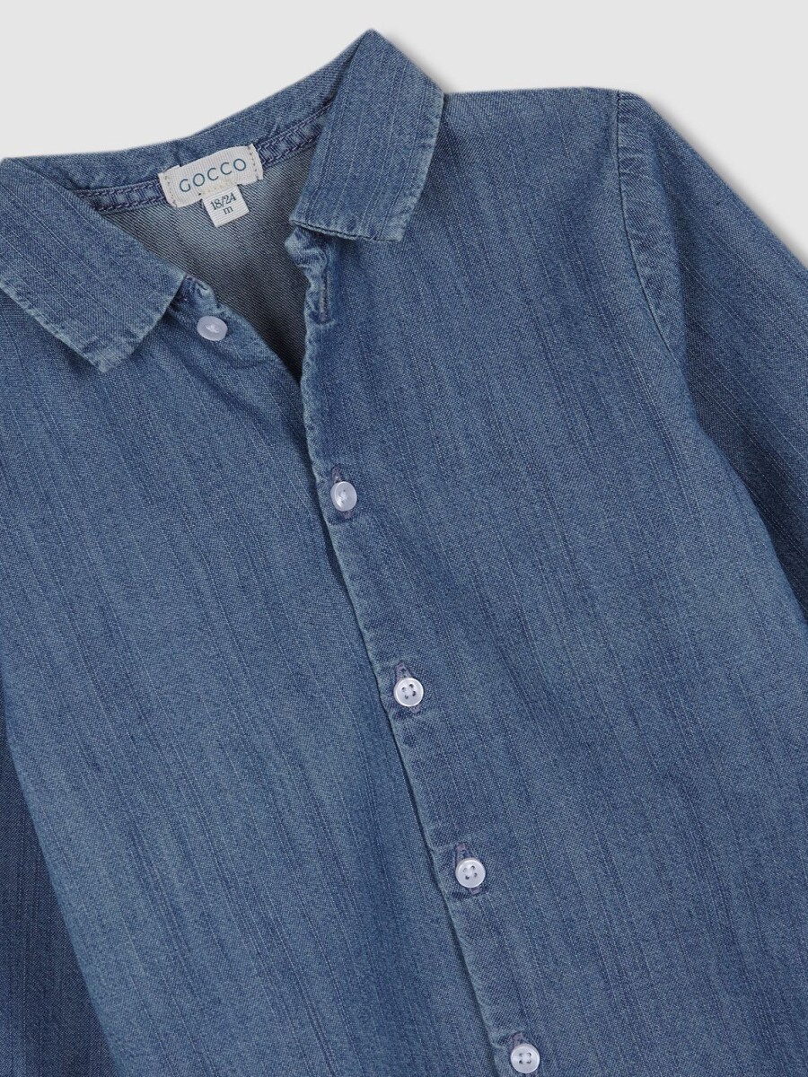Camisa Bebe Denim Denim