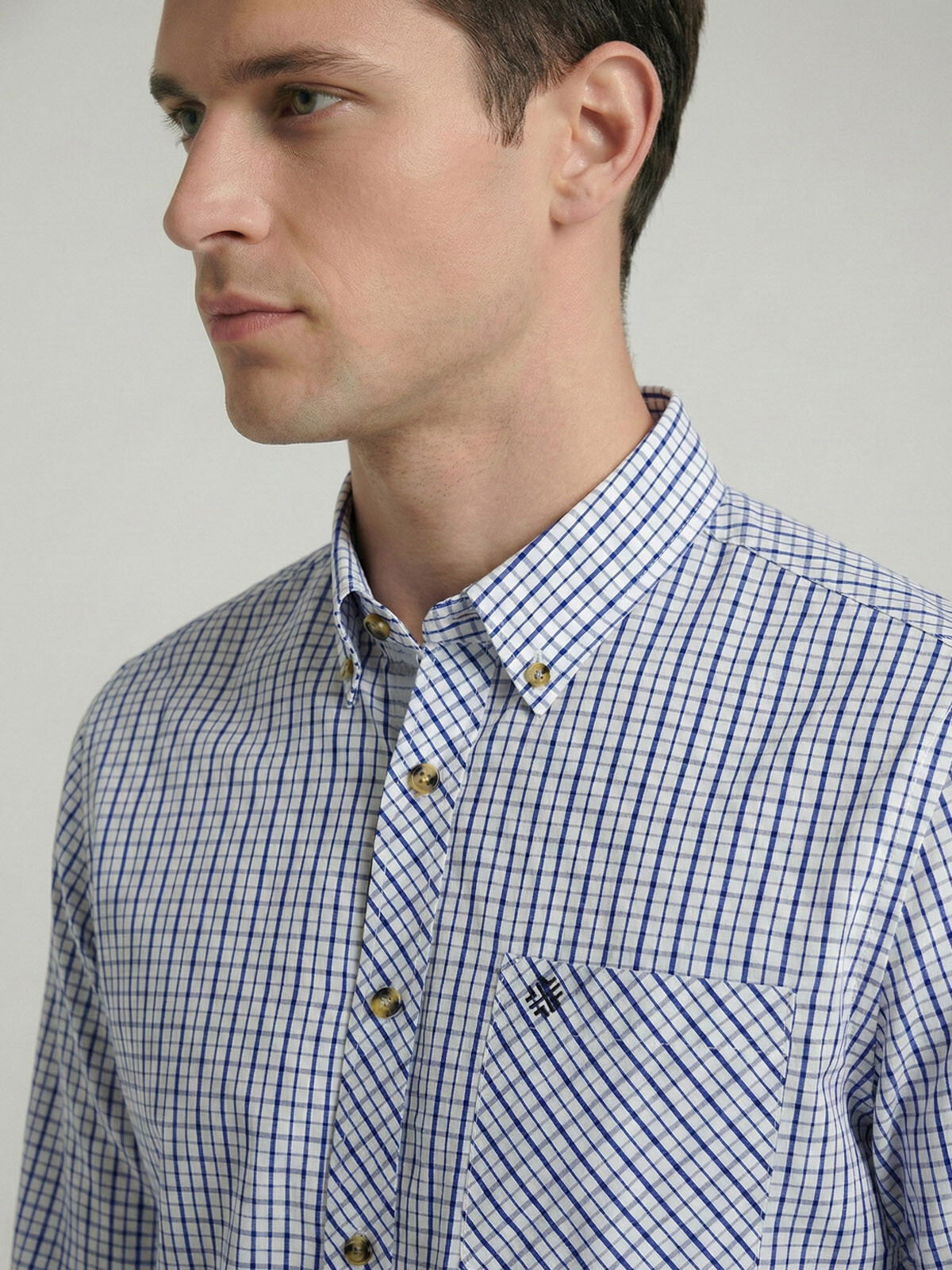 CAMISA MANGA LARGA A CUADROS CAMISA MANGA LARGA A CUADROS