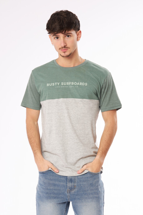 T-SHIRT VINCI RUSTY Verde Oscuro
