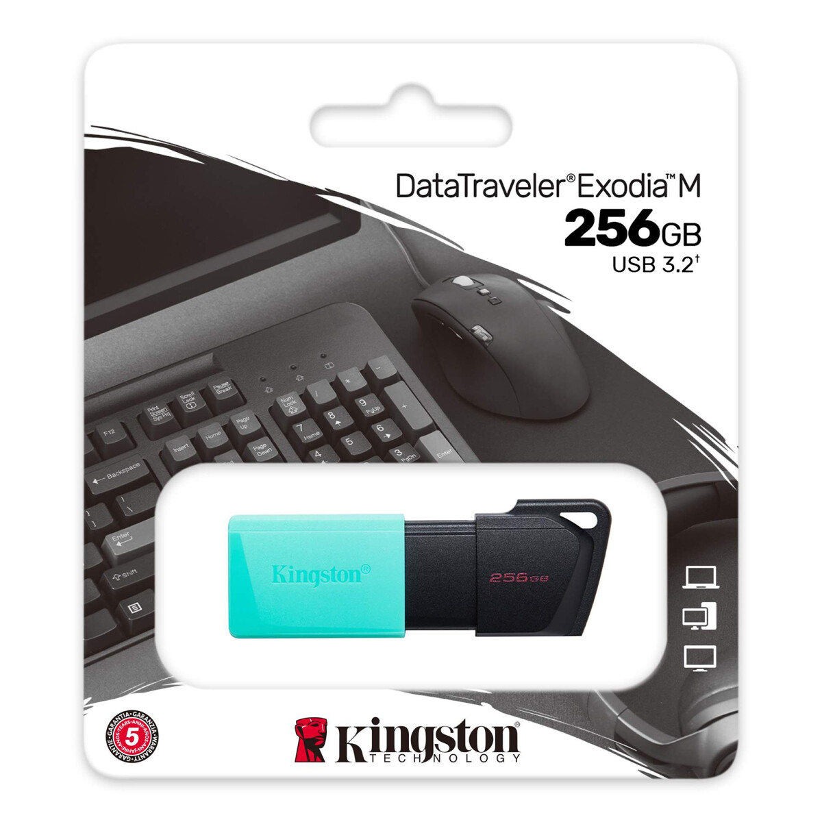 Pendrive Kingston 256gb DataTraveler Exodia M USB3.2 