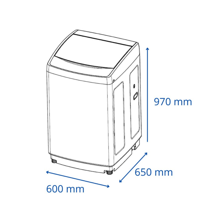 Lavarropas JAMES WMTJ-1080 F2 Carga Superior 10 kg – 800 RPM Lavarropas JAMES WMTJ-1080 F2 Carga Superior 10 kg – 800 RPM