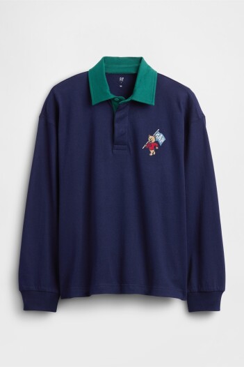 Remera Tipo Polo Rugby Niño Navy Uniform