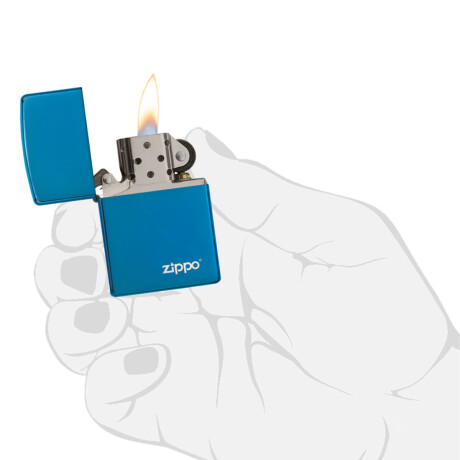 Encendedor Zippo Azul Logo 0