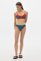 Bikini Bottom Ginger Green/Blue