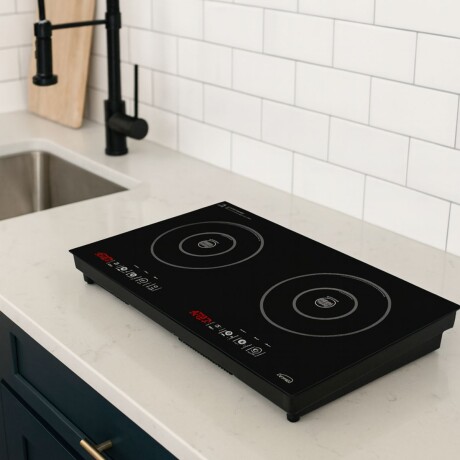 Placa Anafe de Inducción Doble Lacor Placa Anafe de Inducción Doble Lacor