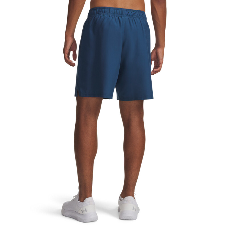 UA Tech Woven Wordmark Short-BLU BLU-498