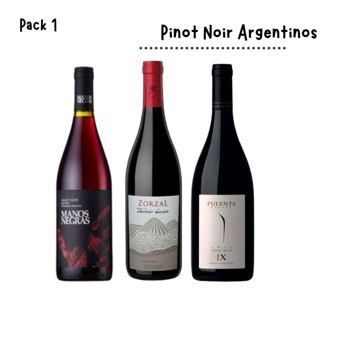 Pack Pinot Noir Argentinos 