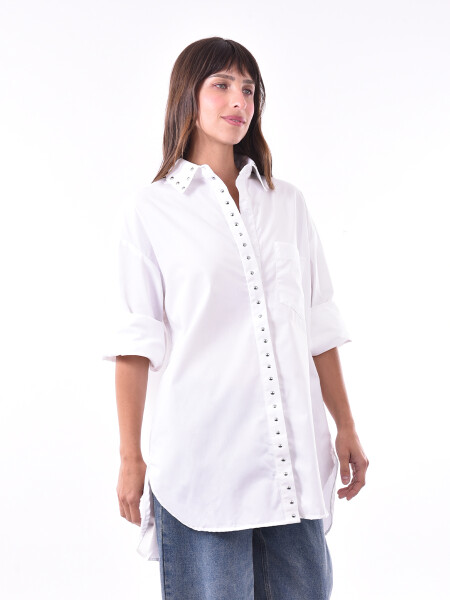CAMISA SUECIA BLANCO