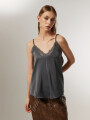 Musculosa Ispeire Gris Oscuro