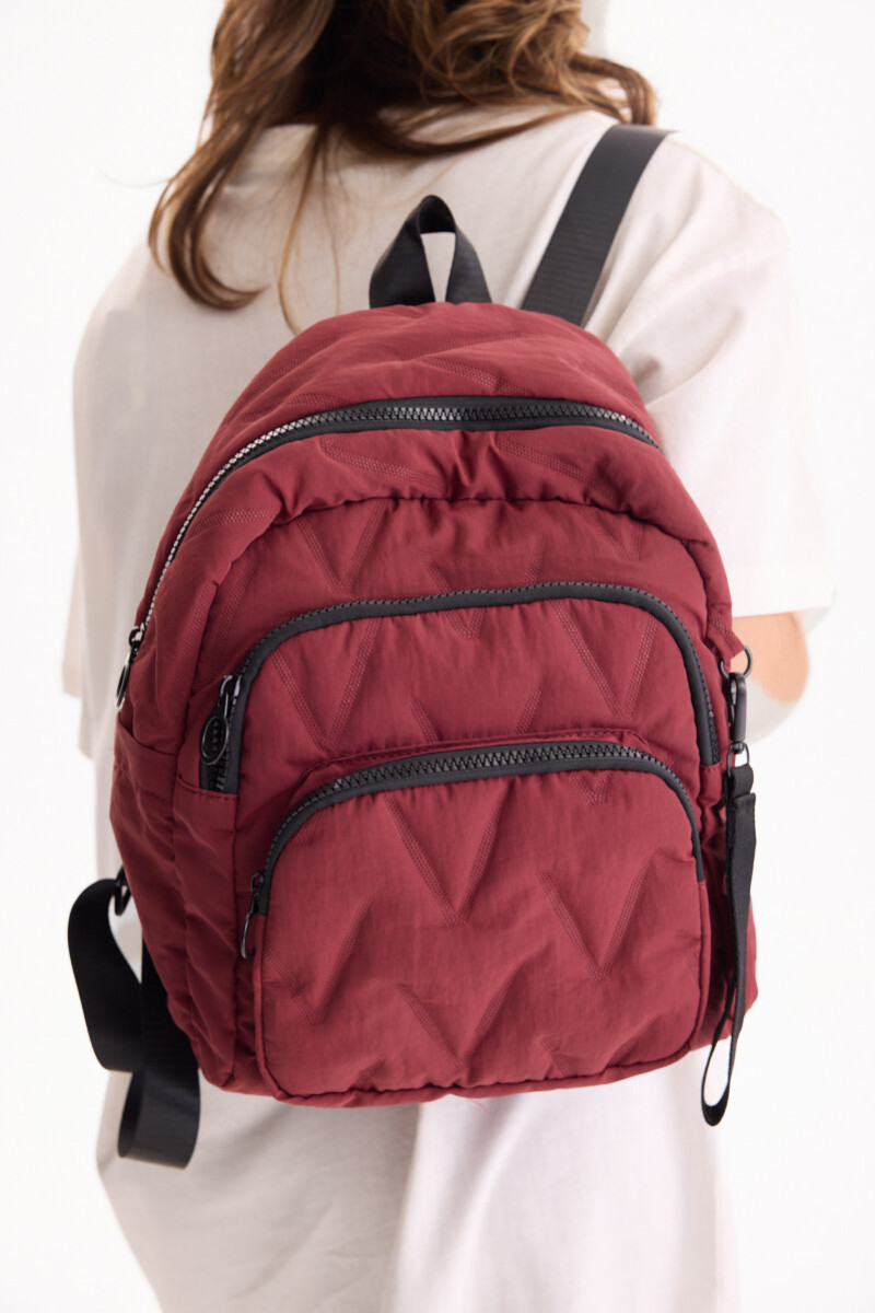 Mochila Aurora Bordeaux