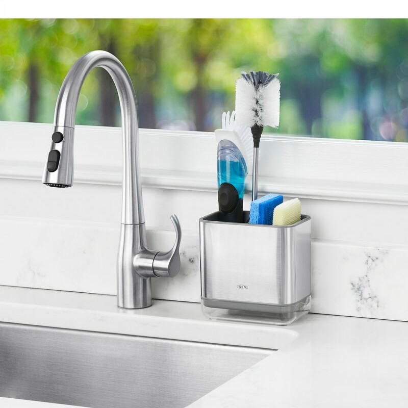 Organizador Para Pileta De Cocina En Acero Inoxidable OXO Organizador Para Pileta De Cocina En Acero Inoxidable OXO