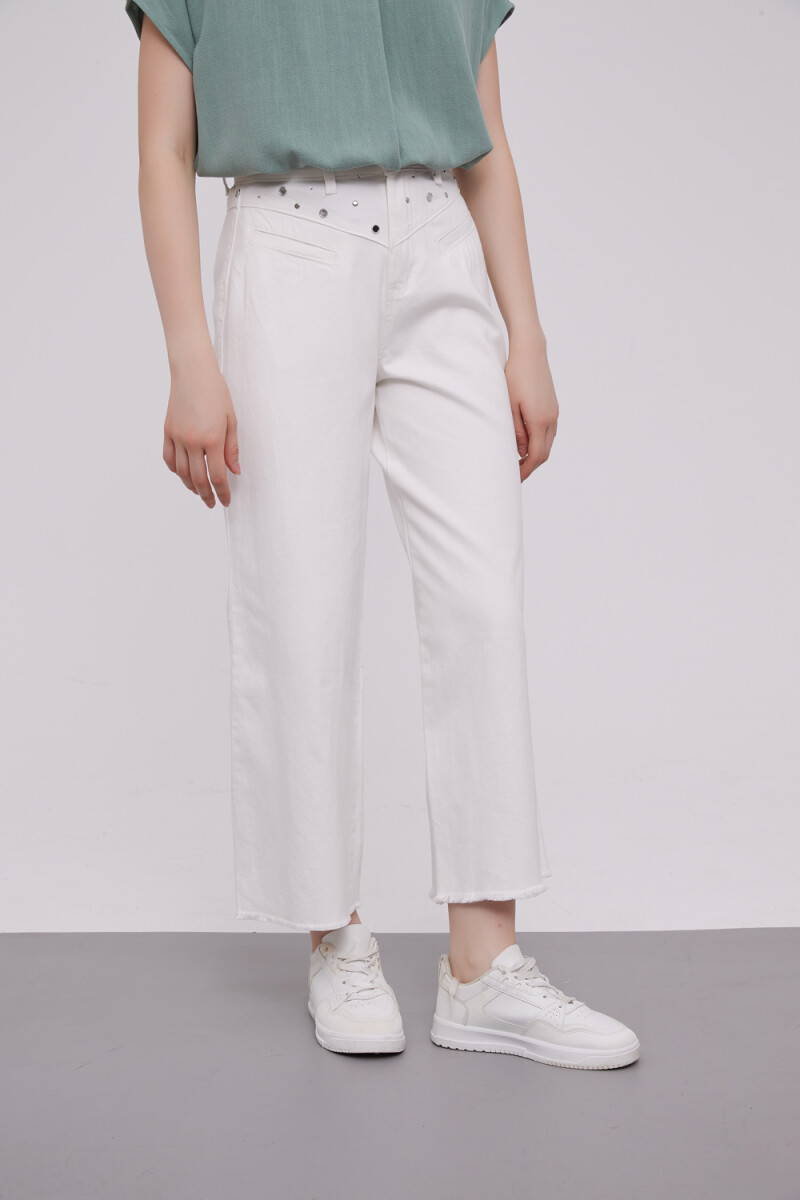 Pantalon Dashiela - Marfil / Off White 