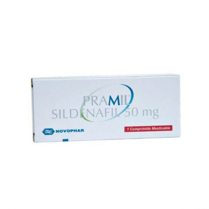 PRAMIL 50 MG MASTIC. CJ X 1 COMP. única