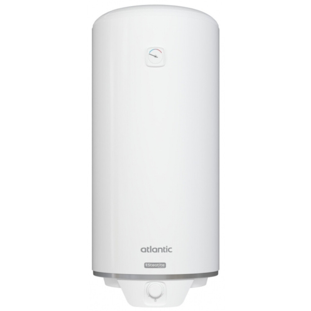 TERMOTANQUE ATLANTIC 100 Lts, TANQUE ACERO CLASE B blanco