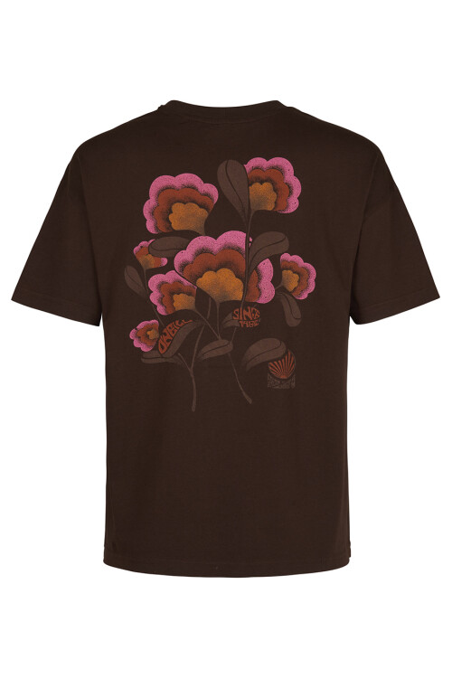 Remera O'Neill Women Back Print Loose Cafe