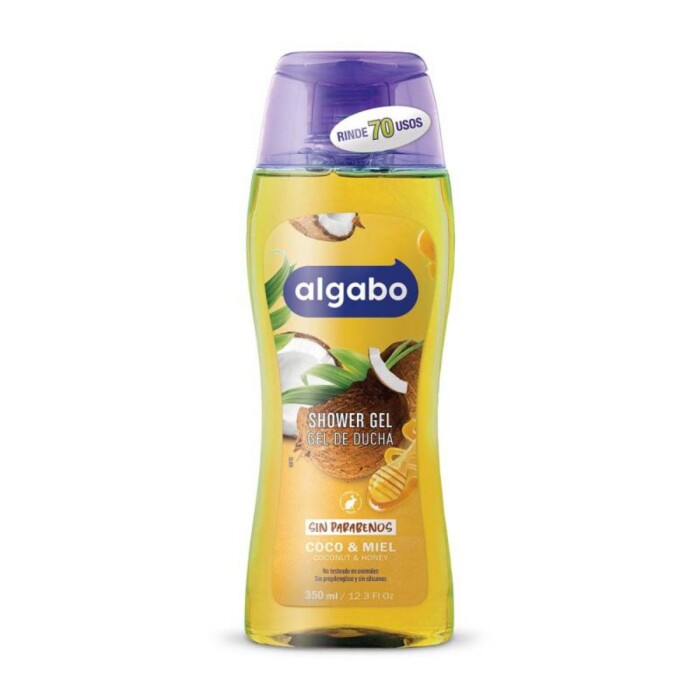 ALGABO GEL DE DUCHA COCO Y MIEL FR. X 35 única