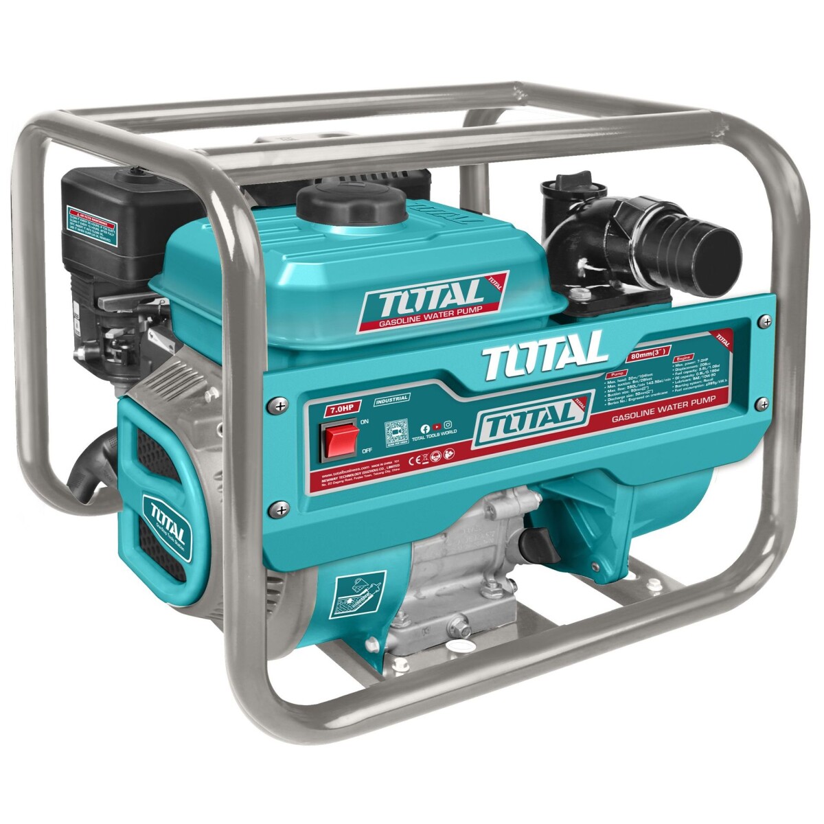 Motobomba A Nafta 7.0HP - 1000 L/Min 