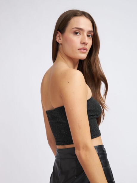 CROP TOP ALDANA NEGRO