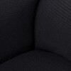 Funda sillón 3 cuerpos lisa negro