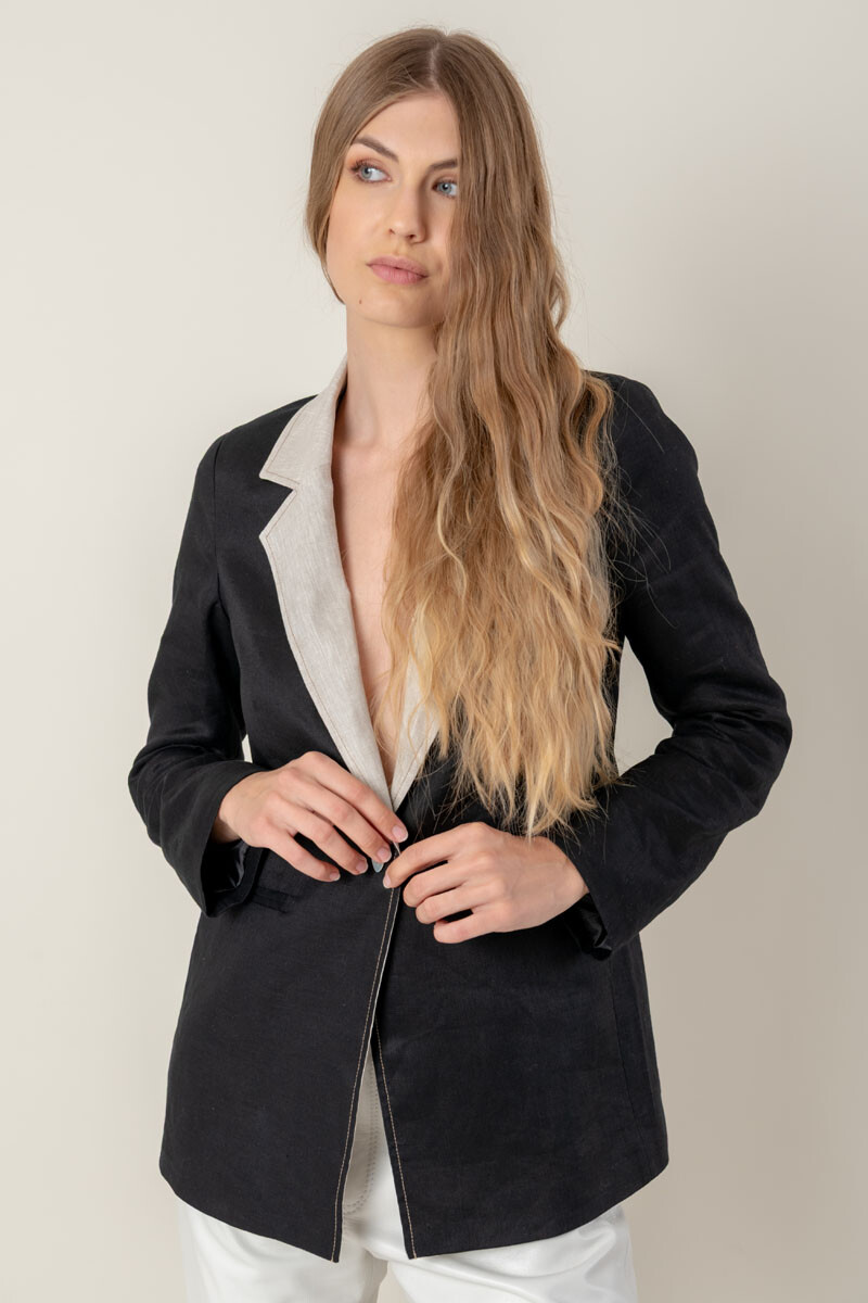 Blazer jackie - Negro 