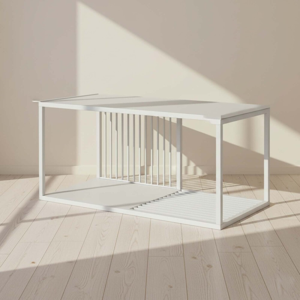 MESA RATONA METAL BLANCO OLIVIA
