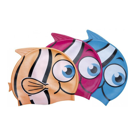 Gorra de Baño Natación Silicona p/Niños Little Buddy Bestway Fucsia