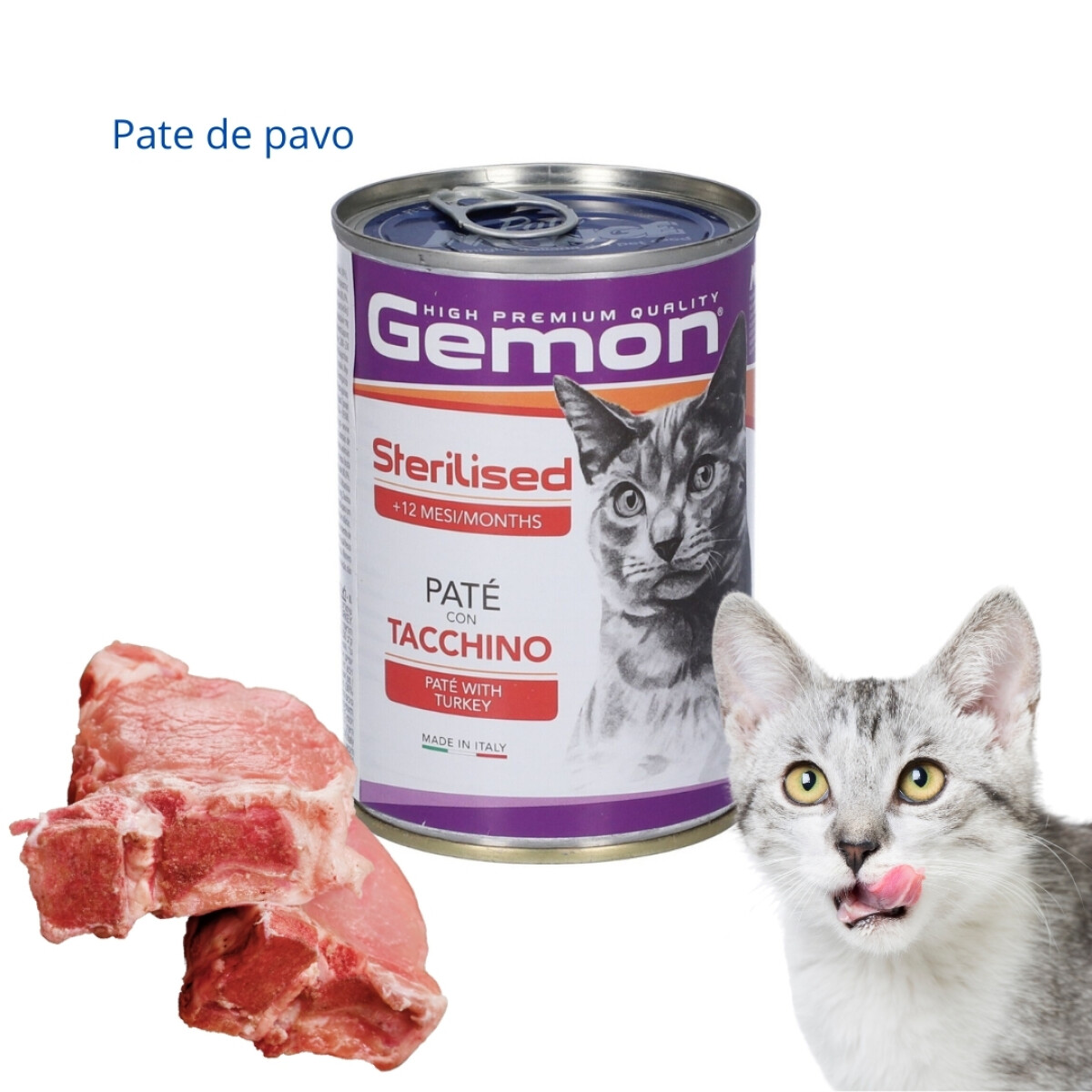 Gemon Pate Sterilised Con Tacchino 400gr 