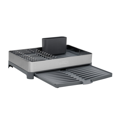 Escurridor para platos con bandeja acero inox gris TF1616