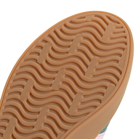 Championes Adidas VL Court 3.0 Femenino Verde - Rosado - Gris