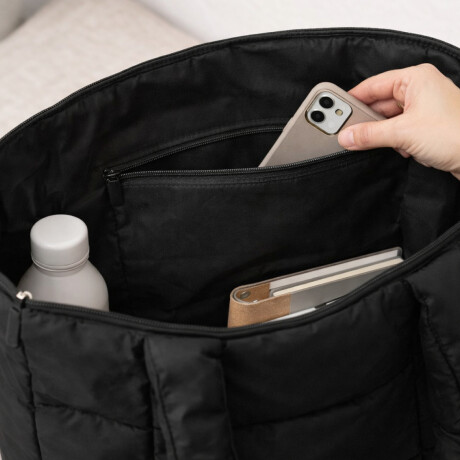 Bolso Tote Bag Puffer Negro