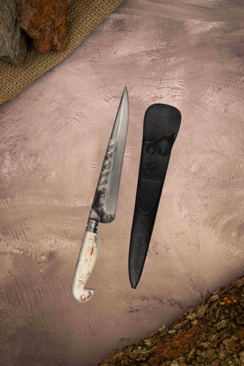 Cuchillo forjado, Cabo Sorocabano Hueso Cuchillo forjado, Cabo Sorocabano Hueso